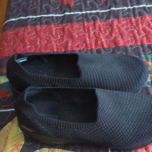 Skechers Black Slip-On Shoes